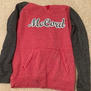 mccord junior high sweatshirt - womens small